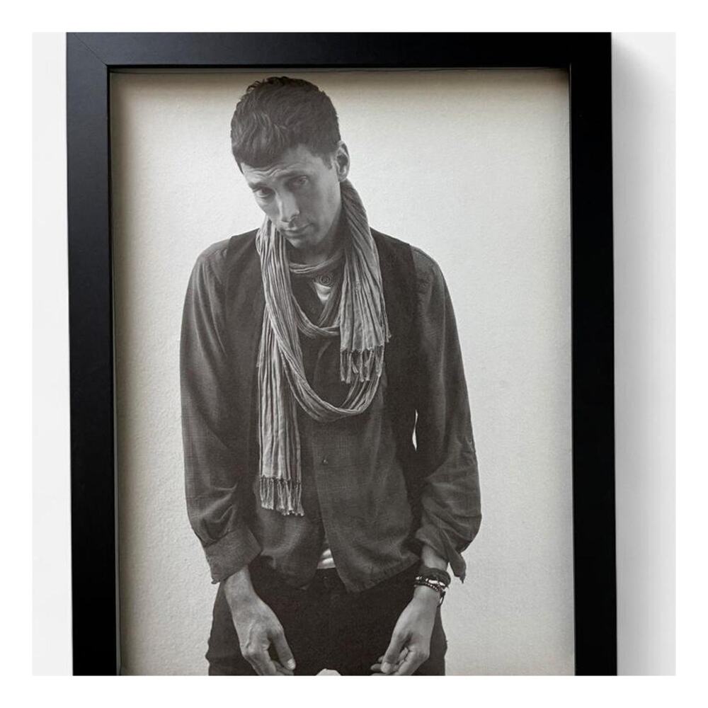Hedi Slimane photography cutout framed poster 9x12
